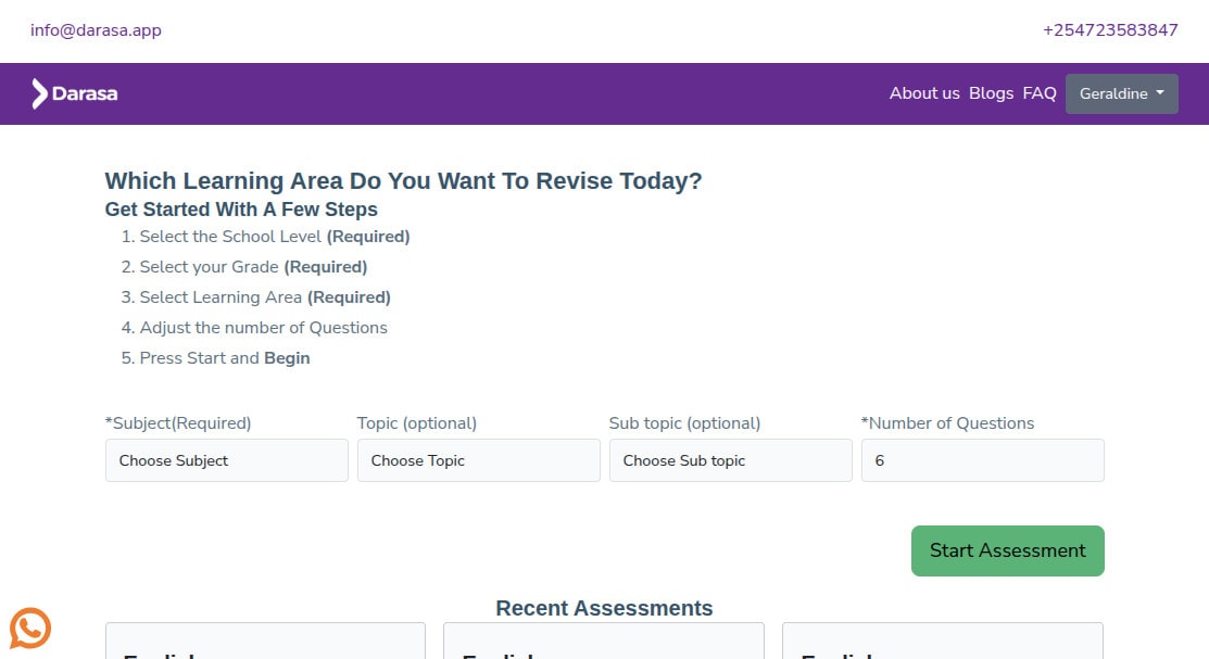 Darasa Gaming feature